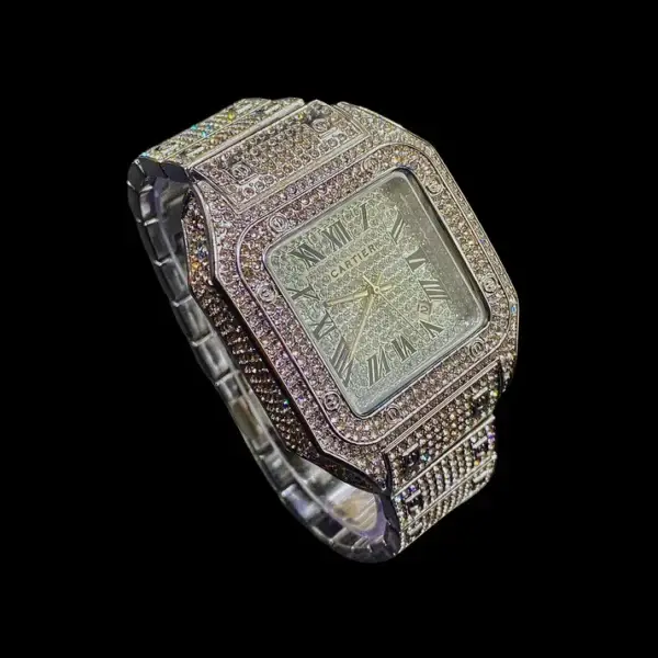 Cartier Santos Date ICED (High grade) - Image 3