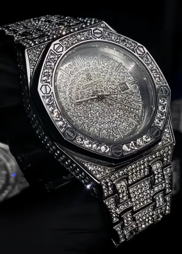 Audemars Piguet Royal Oak- Iced out - Image 3