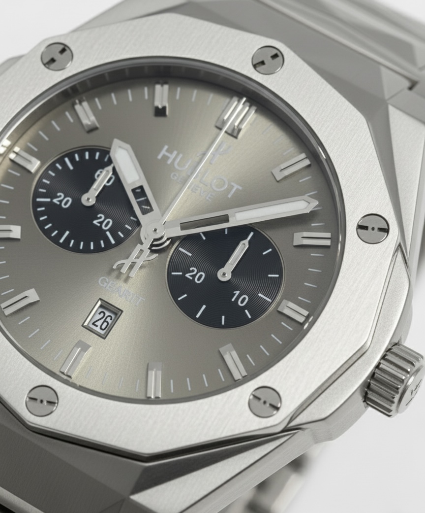 Luxury Hublot Classic Fusion Chronograph Titanium Watch for Men | Swiss Quartz Timepiece - Image 2